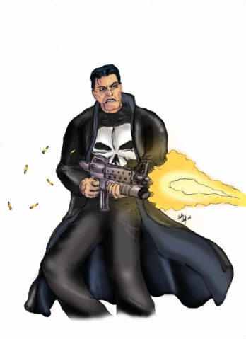 Punisher. Каратель, The - Фанарт