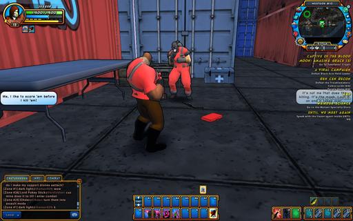 Team Fortress 2 - Champions Online - отсылка к TF2